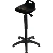Lotz Stehhilfe Polyurethan-Integralschaum Sitzhöhenverstellung 570-820 mm Kunststofffuss mit...