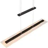 TRIO Leuchten LED Pendelleuchte Milos 4x5W schwarz, Metall