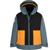 TROLLKIDS Rauland wasserdichte Kinder Skijacke mit Kapuze blau 128