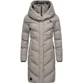 Ragwear Steppmantel "Natalka Melange" wasserdichter Damen Wintermantel mit gefütterter Kapuze