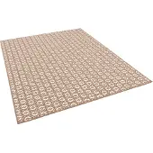 Snapstyle In- und Outdoor Teppich Beidseitig Cape Cod Beige, Größe:100x100 cm