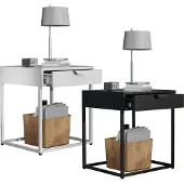 VCM Metall Nachttisch Beistelltisch Flokas S