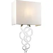 Elstead Lighting Elstead Rosa Wandleuchte E27 Medium Poliertes Chrom Elfenbeinfarbe