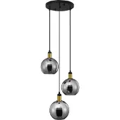 Nova Luce MIRRO Pendelleuchte E27 3-fach Gold 180x30cm dimmbar 9035963