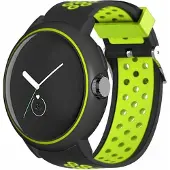 Cover-Discount Google Pixel Watch - Sportarmband gelöchert grün