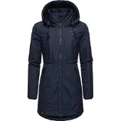 Ragwear Winterjacke "Dakkota" mit Kapuze Wasserdichter Winterparka mit Teddyfleece Innenfutter