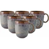 Villeroy & boch Tassen Villeroy& Boch Lave Beige Mit Griff (6-Teilig)