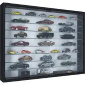 VCM Wandregal "Hängevitrine Wandvitrine Sammel Deko Mandosa XXL", schwarz, B:80cm T:10cm, Regale, Wandregal