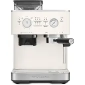 KitchenAid Espressomaschine Integrierte Kaffeemühle Porcelain White 5KES6551EPL