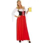 Dressforfun Damenkostüm festliches Dirndl Resi Modell 2 M - fancy dress kostüm halloween dress up partywear karnevalskostüm fasching partykleidung - 304621