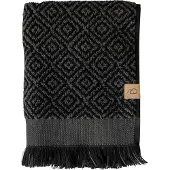 Mette Ditmer Handtuch Morocco Black / Grey (50 x 95 cm)