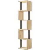 Kalune Design | Bücherregal Matteo Naturel MDF 35x161x30 cm | NADUVI