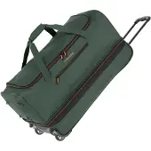 Travelite Reisetasche Trolley Basics Wheeled Duffle dunkelgrün 75cm
