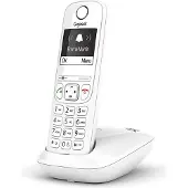 Gigaset AS690, Analoges/DECT-Telefon, Kabelloses Mobilteil, Freisprecheinrichtung, 100 Eintragungen, Anrufer-Identifikation, Weiß
