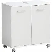 MÖBELPARTNER Waschtischunterschrank Palermo BxHxT 59,8 x 63,4 x 32,6 cm Frontfarbe weiß
