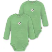 Normani 2er Pack Baby Merino Body Langarm „Auckland" - 9369