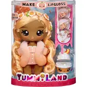 Mga Entertainment Yummiland Large Doll + Lipgloss Pet- Piper Peach, Mini-Puppe, Weiblich, 4 Jahr(e), Junge/Mädchen, Mehrfarbig