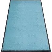 Miltex Schmutzfangmatte Eazycare Style, eckig, antistatisch, UV-beständig, waschbar, High-Twist-Nylon & Niltrilgummi, 850 x 1500 mm, pastellblau