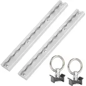 Stahlwerk Zurrschienen 2er Set mit Zurrösen 30 cm Aluminium Airlineschiene