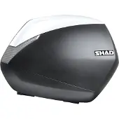 Shad Deckelcoverpaar für SH36 Seitenkoffer weiß Unisexneutral261 - Motorradzubehör - Motorradgepäck