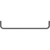String System Stange für Metallboden Dunkelgrau 53/8/1