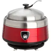 All'Grill Vulcano Multifunktionaler Holzkohlegrill inkl. 2 Grillaufsätzen, Haube und Transporttasche