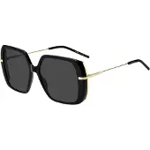 BOSS BOSS 1782/S Damen-Sonnenbrille Vollrand Quadratisch Acetat-Gestell, schwarz