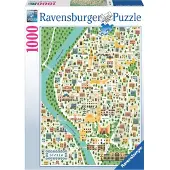 Ravensburger 176076, 1000 Stück(e), Landkarten, 14 Jahr(e)