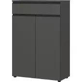 Germania BEDANO Aktenschrank 1 Schubladen 810 x 400 x 1.200 mm Graphit
