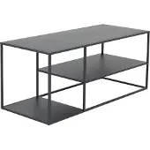 Ebuy24 Staal Couchtisch 1 Regal schwarz.