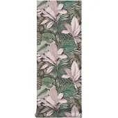 Superfresco Vliestapete "Indra" uni geprägt Grün/Rosa - 10mx52cm