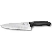 Victorinox SwissClassic 6.8083.20G Kochmesser mit Kullenschliff 20 cm, schwarz