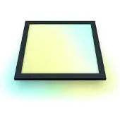 Wiz Deckenpanel 12 W quadratisch, Bluetooth, Schwarz, LED, Metall, Nicht austauschbare(s) Leuchtmittel, 2700 K
