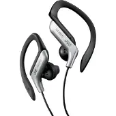 JVC HA-EB75, Kabelgebunden, 16 - 20000 Hz, Sport, 21,1 g, Kopfhörer, Schwarz, Silber