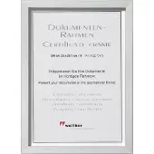 Walther design Construction 21x29,7 Resin silver DIN A4 JK130S