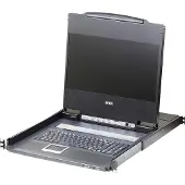 Aten CL6700MW 1U Schwarz Tastatur/Video/Maus (KVM)-Switch