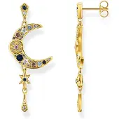 Thomas Sabo H2200-959-7 Damen-Ohrringe Royalty Mond Gold Plattiert