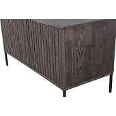 Woood New Gravure Tv-Möbel 100 Cm Asche Furnier Espresso