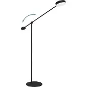 Eglo CLAVELLINA Stehleuchte Stehlampe Lampe - L121,5 x H160,5 cm - schwarz - 24W inkl. - IP20