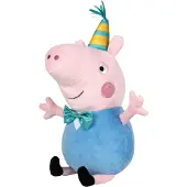 Schmidt Spiele Plüsch Stofftier Peppa Pig Schorsch Party 37 cm 42830