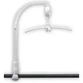 Niermann Stand By Niermann Mobilehalter für Rundstab mit Spieluhr Weiss