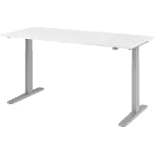 Hjh OFFICE PRO XMKA 19 S - Weiß 180 x 80 elektrisch höhenverstellbar
