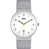 Braun Mitsubishi Electric BN 0032, Wristwatch, männlich, Edelstahl, 40 mm, 8 mm