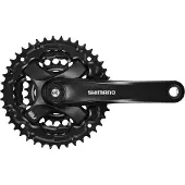 Shimano FC-TY501 Kurbelgarnitur 6/7/8-fach 48-38-28 Zähne schwarz 170mm 2022 Kurbelgarnituren
