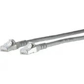 METZ CONNECT Patchkabel Cat.6A AWG 26, LSOH, grau, 4 m