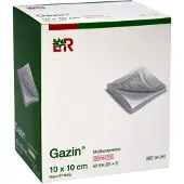 Acti Medi GmbH Gazin Mullkomp.10x10 cm steril 8fach 25X2 St