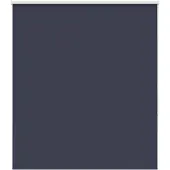 vidaXL Verdunkelungsrollo Marineblau 125x150 cm Stoffbreite 121,6 cm