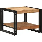 vidaXL Couchtisch 50x50x38 cm Massivholz Akazie
