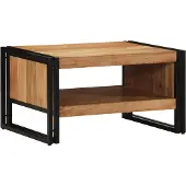 vidaXL Couchtisch 70x50x38 cm Massivholz Akazie