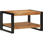 vidaXL Couchtisch 70x50x38 cm Massivholz Akazie